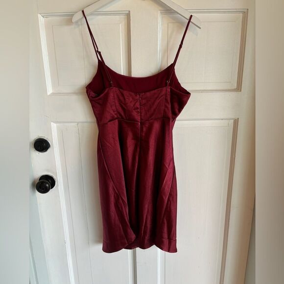 Selfie Leslie Red Mini Dress - Picture 3 of 7